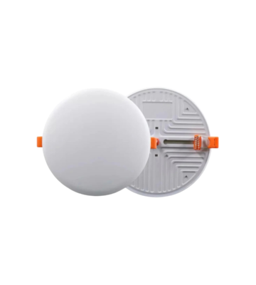 PANEL DOB EMPOTRAR 36W REDONDO BORDE INFINITO 100-305V 100LM/W 6000K.