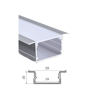PERFIL  DE ALUMINIO 3.06M