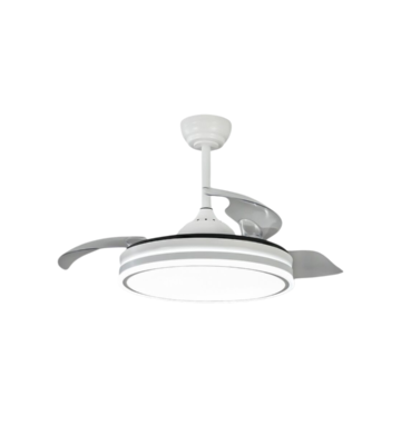 VENTILADOR DE TECHO LED BLANCO CCT ASPAS