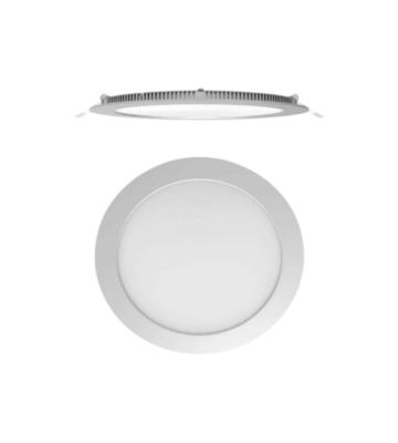 PANEL LED 24W 6500K REDONDO RECESADO 85-265V