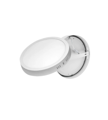 PANEL LED 12W 6500K REDONDO SUPERFICIAL 85-265V