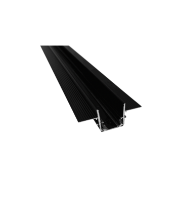 RIEL MAGNETICO 20MM 1M NEGRO RECESADO 1M IP20