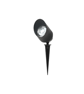 ESTACA LED DE EXTERIOR NEGRA 7W 3000K 160X80X50MM NEGRA IP65 ABS