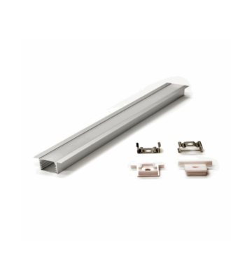 PERFIL ALUMINIO PARA CINTA LED KIT 5MTS