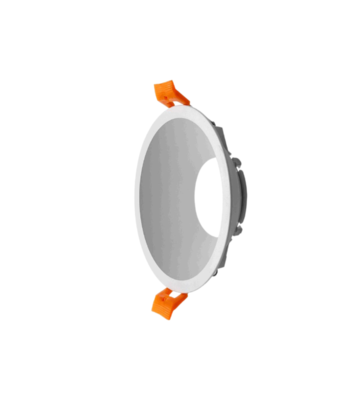 OJO DE BUEY 1XGU10 PLASTICO BLANCO Ø95x52mm