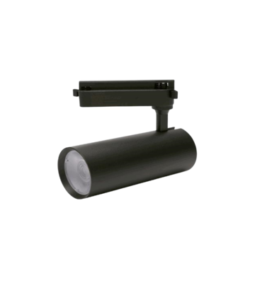 LAMPARA DE RIEL ACABADO EN NEGRO LED 20W CCT